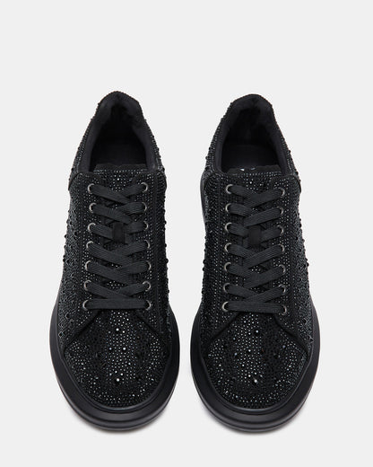 Steve Madden ICEBOX Rhinestone Men's Low-Top Lace-Up Sneaker
