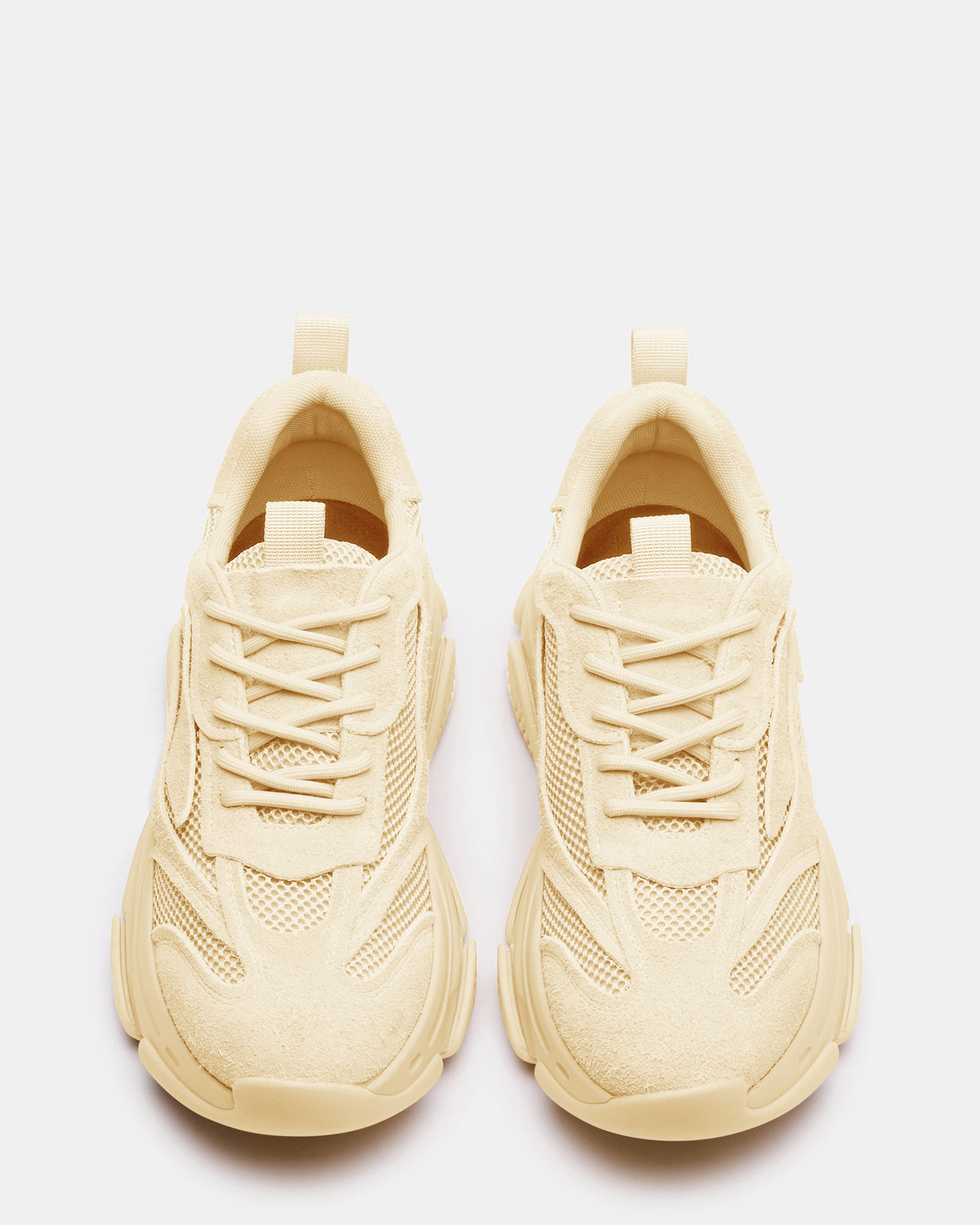 Steve Madden POSSESS Taupe Suede Low-Top Lace-Up Men's Sneaker