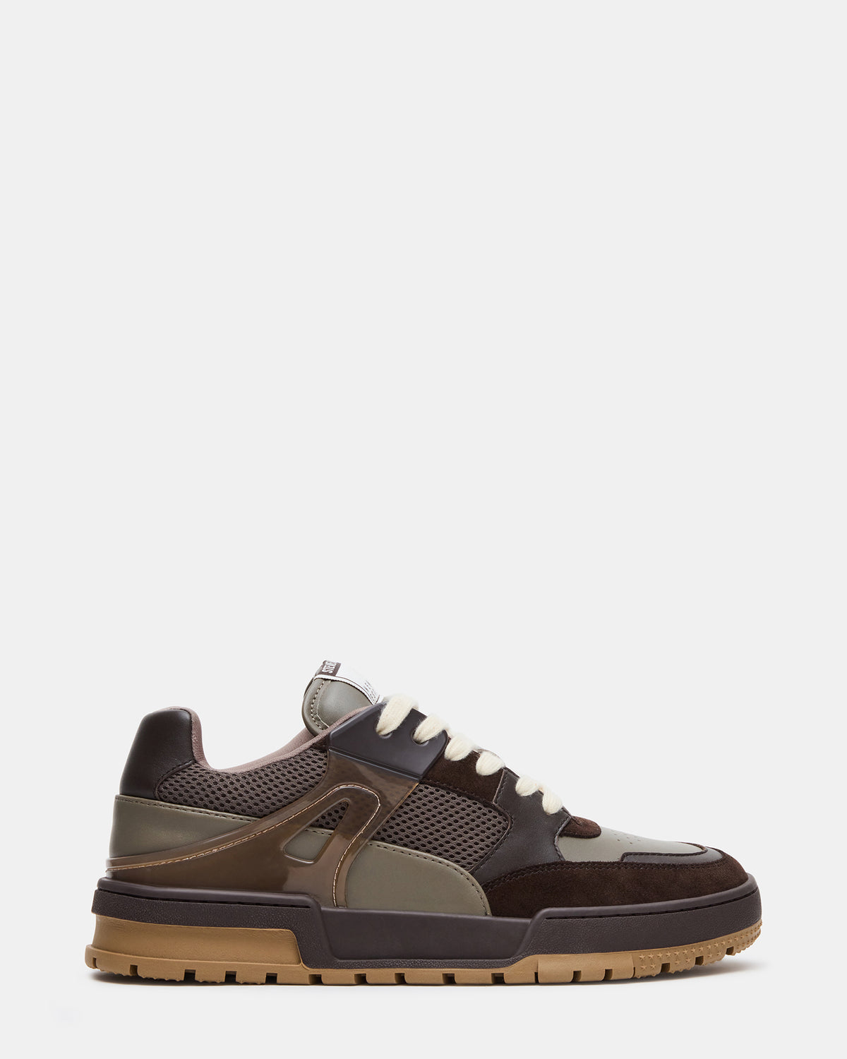 Steve Madden SANCHEZ Brown Multi Low-Top Lace-Up Men's Sneaker