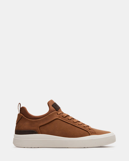 Steve Madden DACK Cognac Men's Lace-Up Sneakers