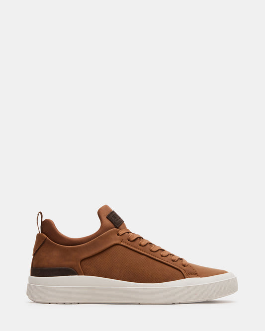 Steve Madden DACK Cognac Men's Lace-Up Sneakers