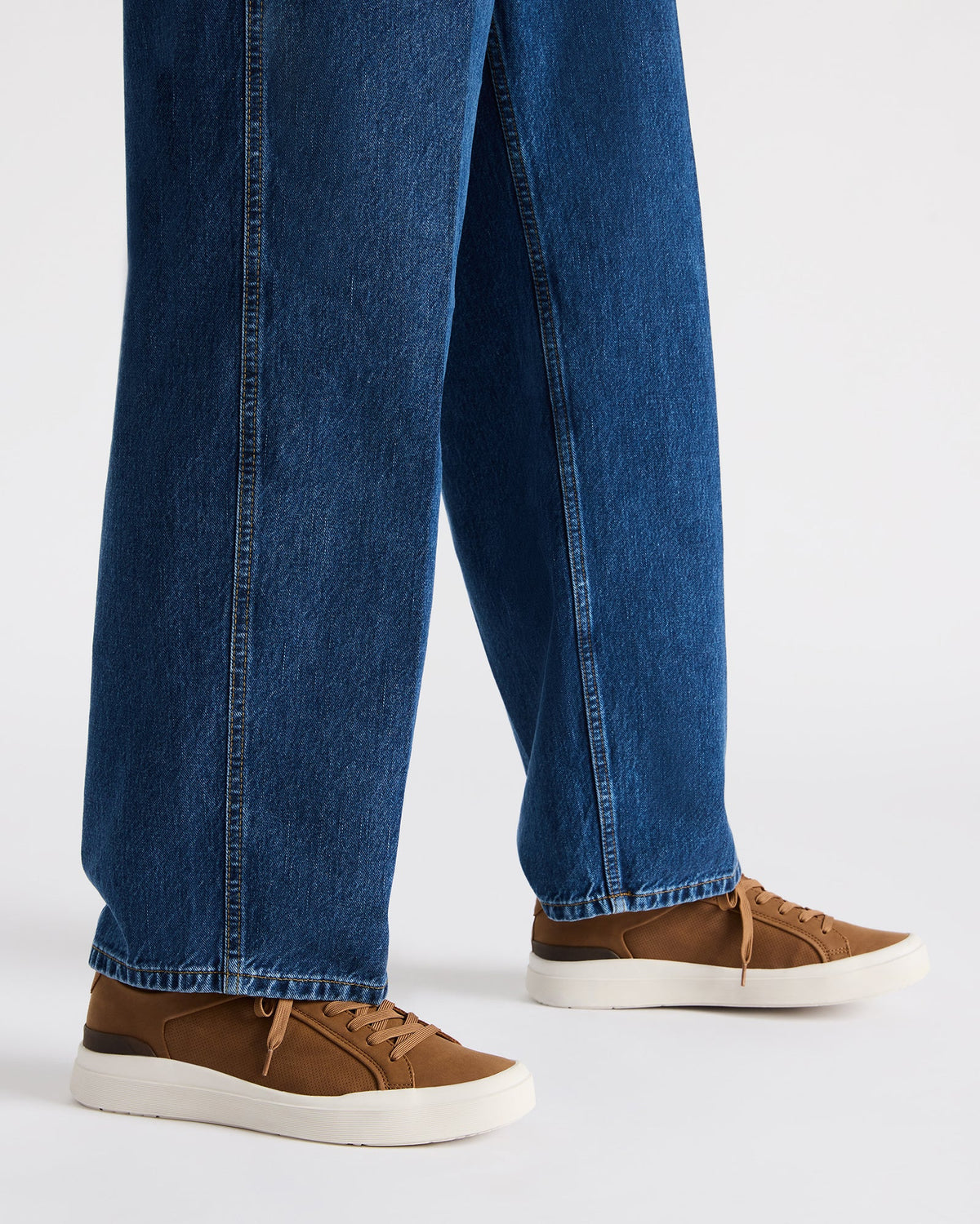 Steve Madden DACK Cognac Men's Lace-Up Sneakers