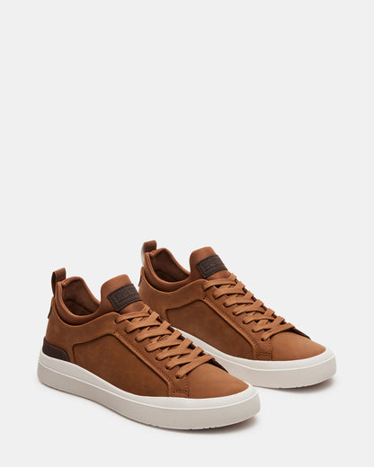 Steve Madden DACK Cognac Men's Lace-Up Sneakers