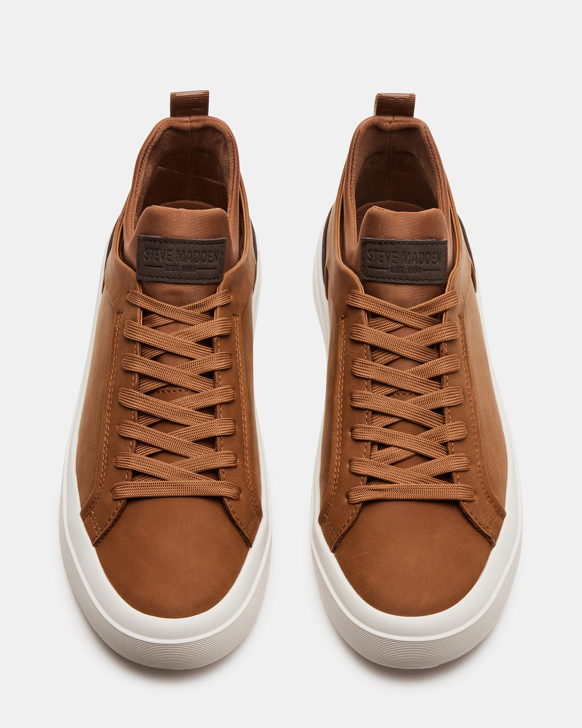 Steve Madden DACK Cognac Men's Lace-Up Sneakers