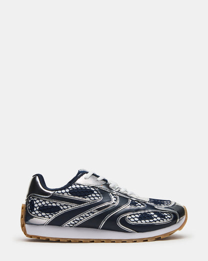 Steve Madden XYLO Blue Low-Top Lace-Up Men's Sneakers