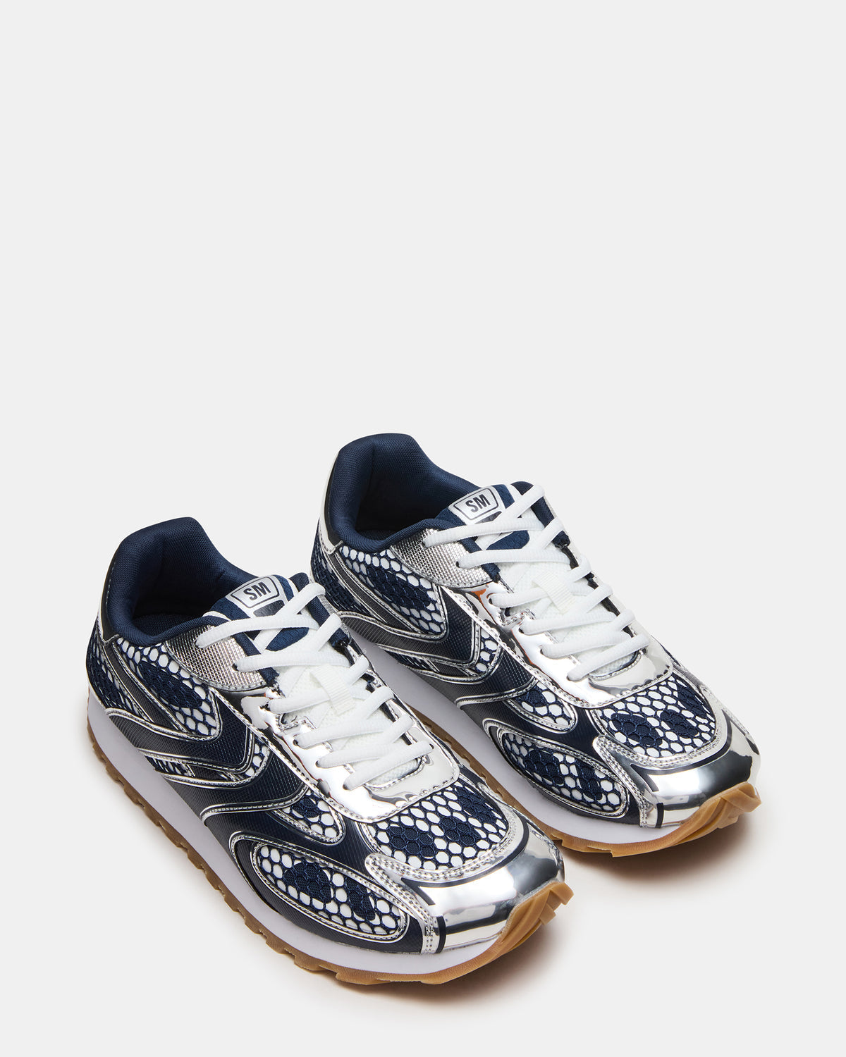Steve Madden XYLO Blue Low-Top Lace-Up Men's Sneakers