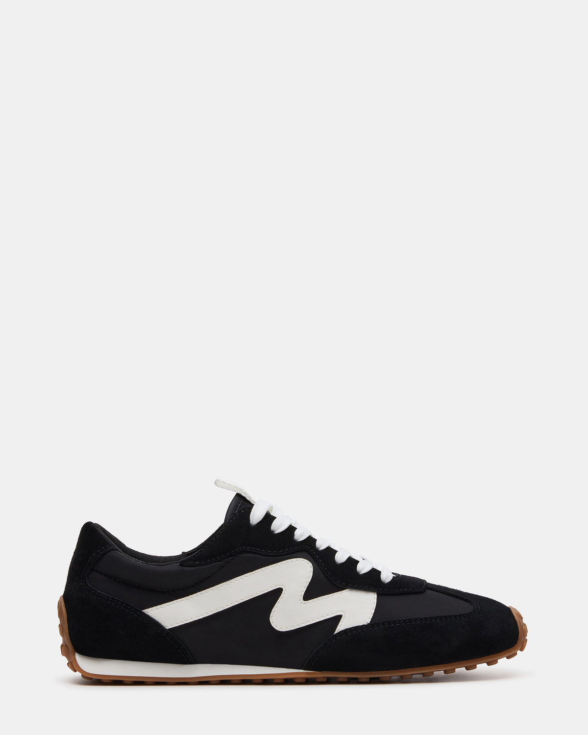 Steve Madden CYRUS Black Low-Top Lace-Up Men's Sneaker