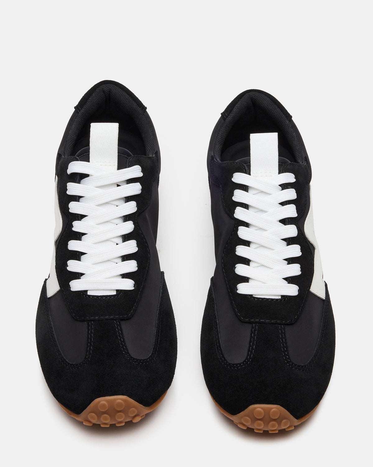 Steve Madden CYRUS Black Low-Top Lace-Up Men's Sneaker