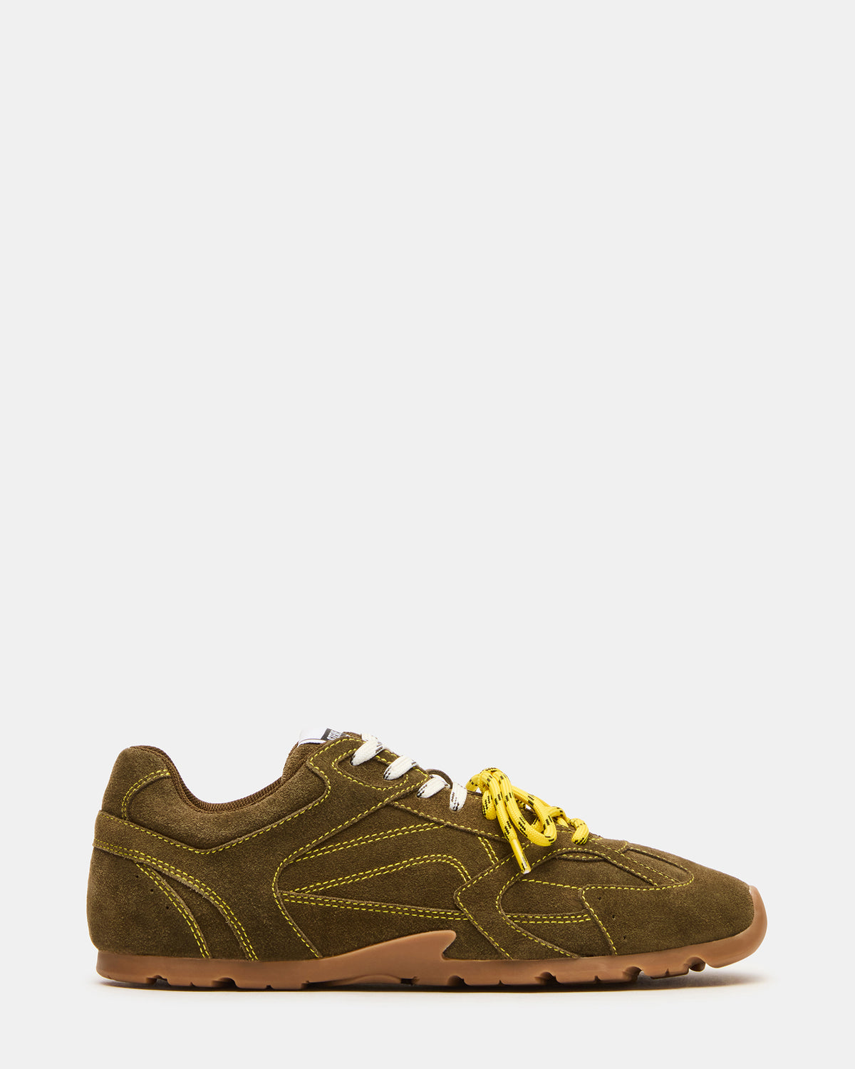 Steve Madden MIDAS Olive Low-Top Lace-Up Men's Sneaker