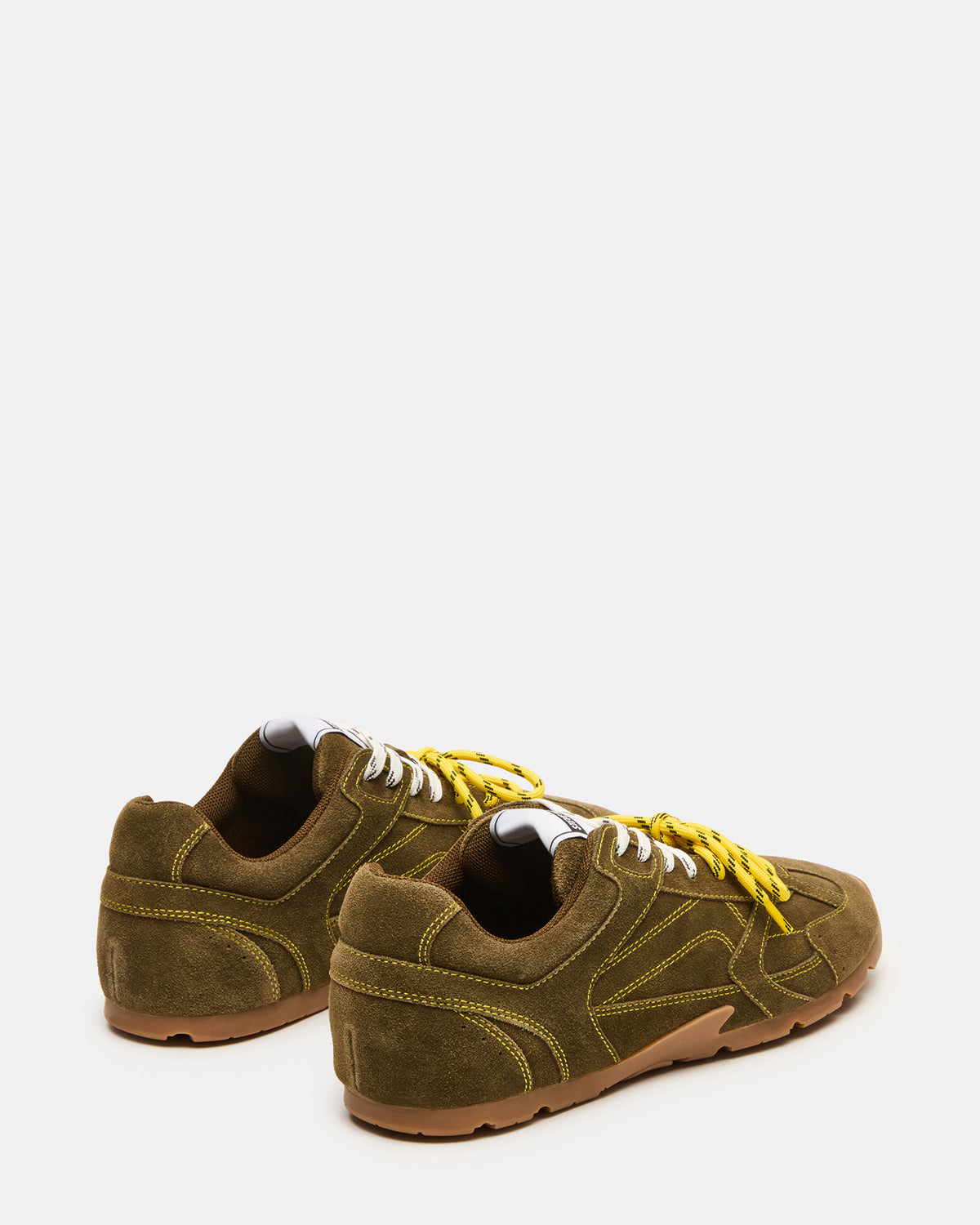 Steve Madden MIDAS Olive Low-Top Lace-Up Men's Sneaker