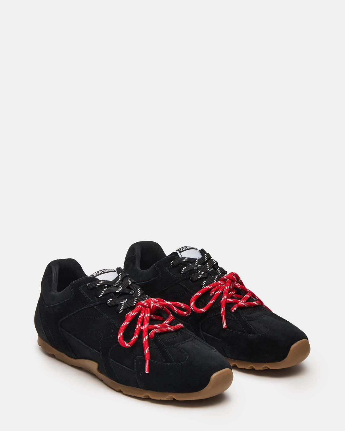 Steve Madden MIDAS Black Multi Low-Top Lace-Up Men's Sneaker