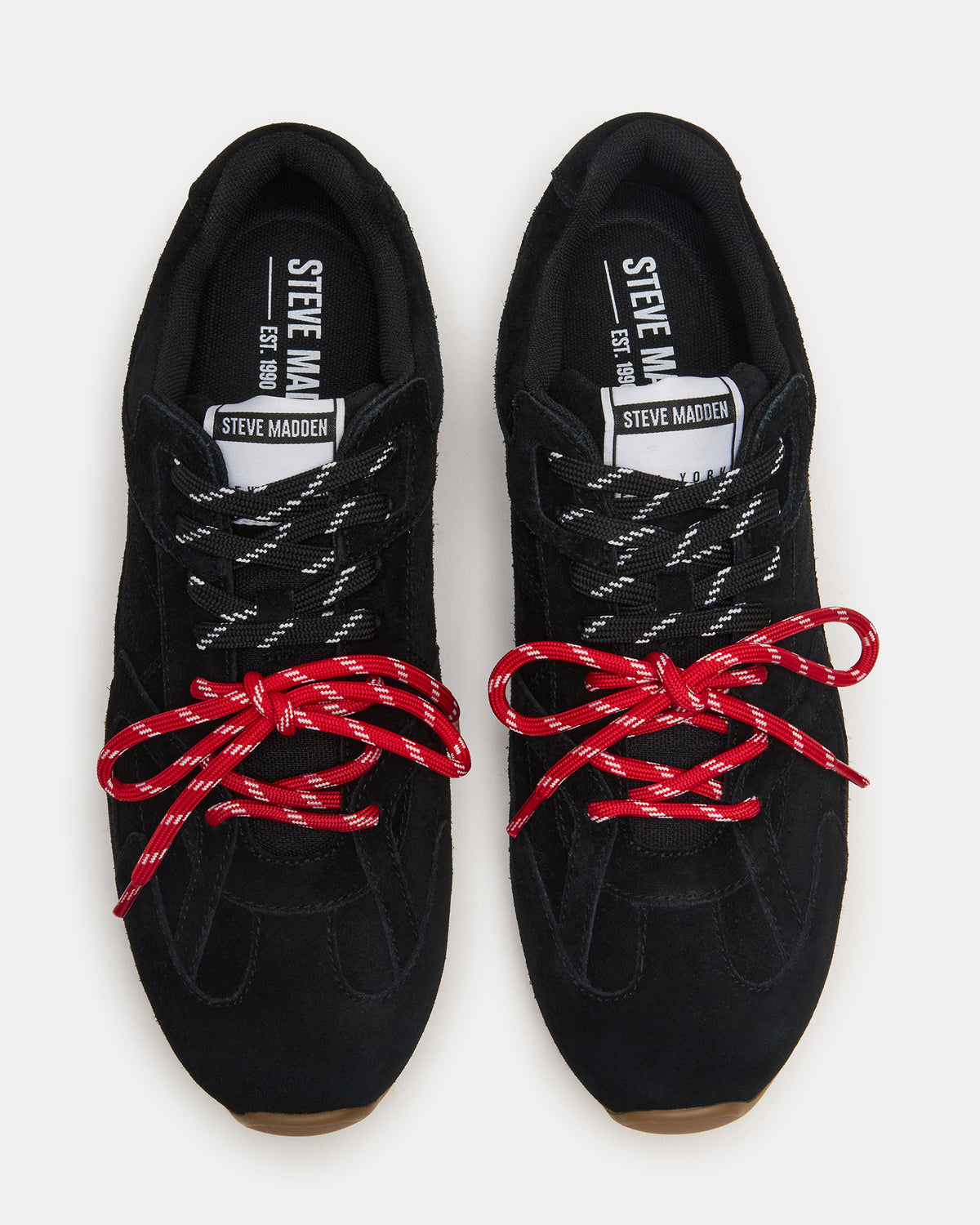 Steve Madden MIDAS Black Multi Low-Top Lace-Up Men's Sneaker