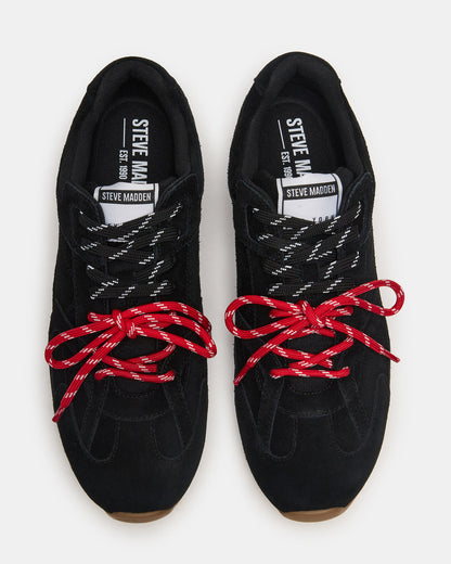Steve Madden MIDAS Black Multi Low-Top Lace-Up Men's Sneaker