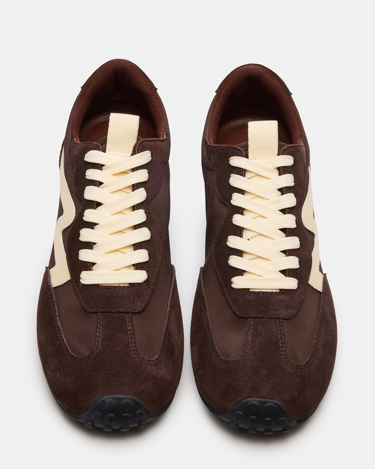 Steve Madden CYRUS Brown Multi Low-Top Lace-Up Men's Sneaker