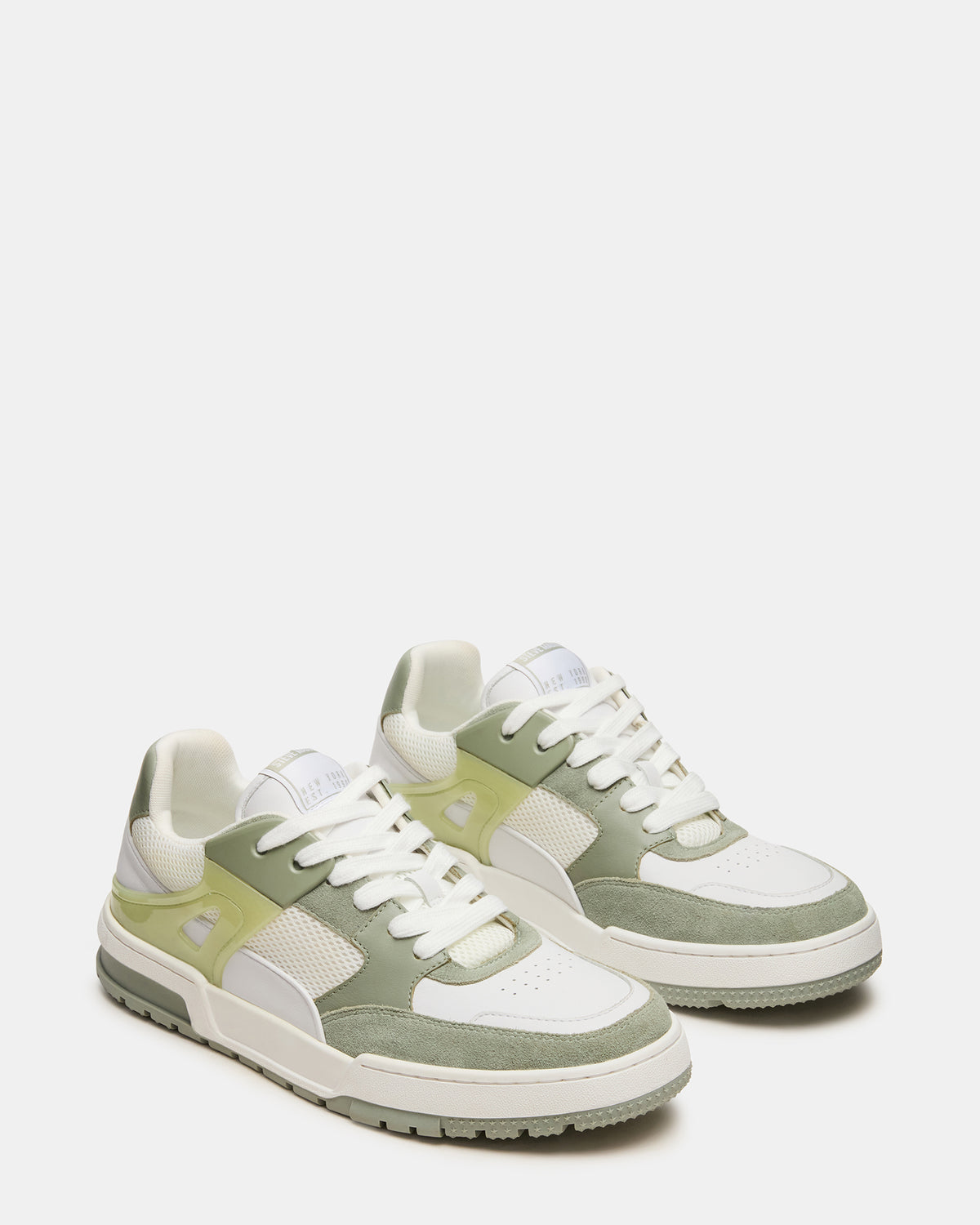 Steve Madden SANCHEZ Green Multi Low-Top Lace-Up Men's Sneaker