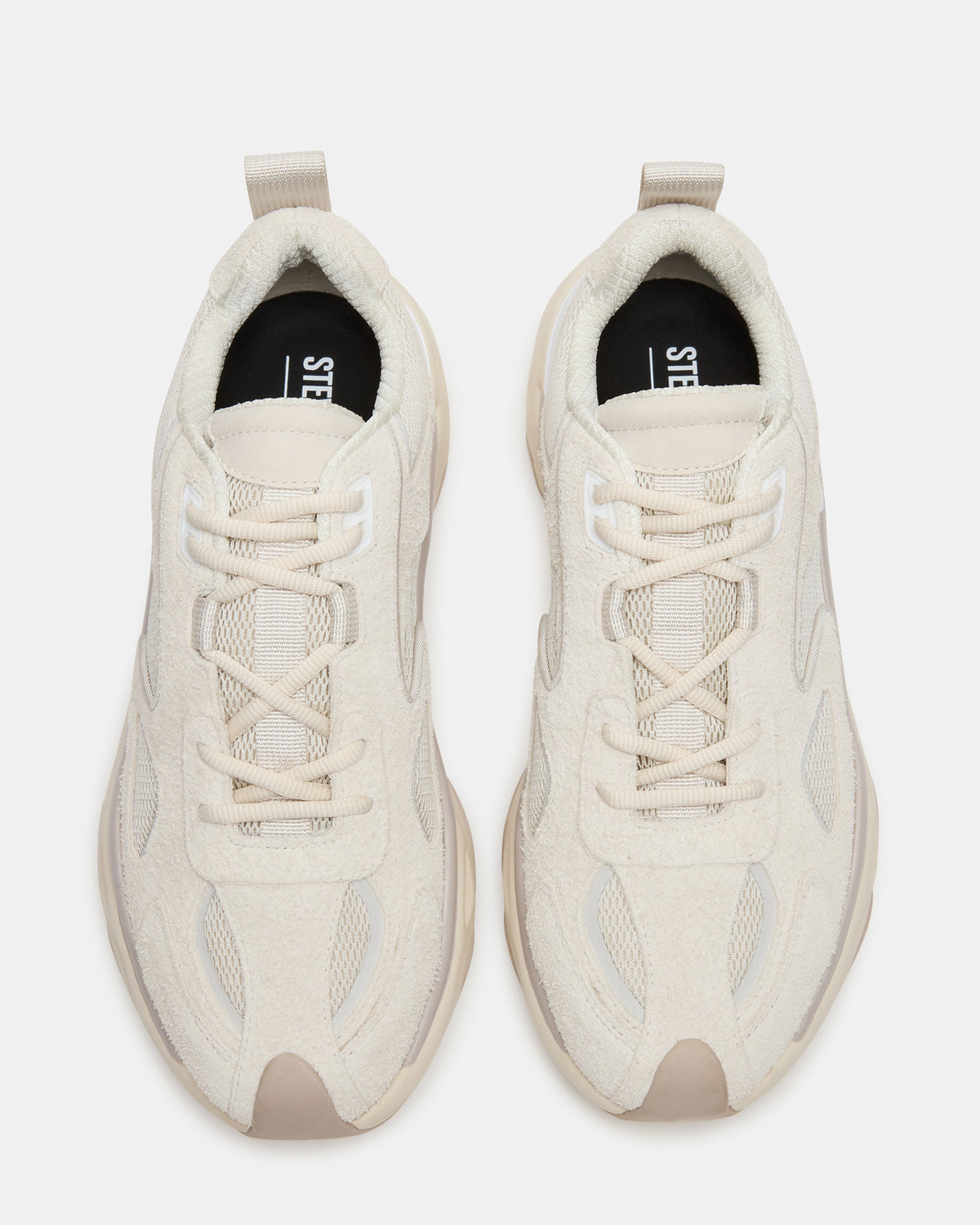 Steve Madden SALVADOR Off-White Low-Top Lace-Up Men's Sneaker