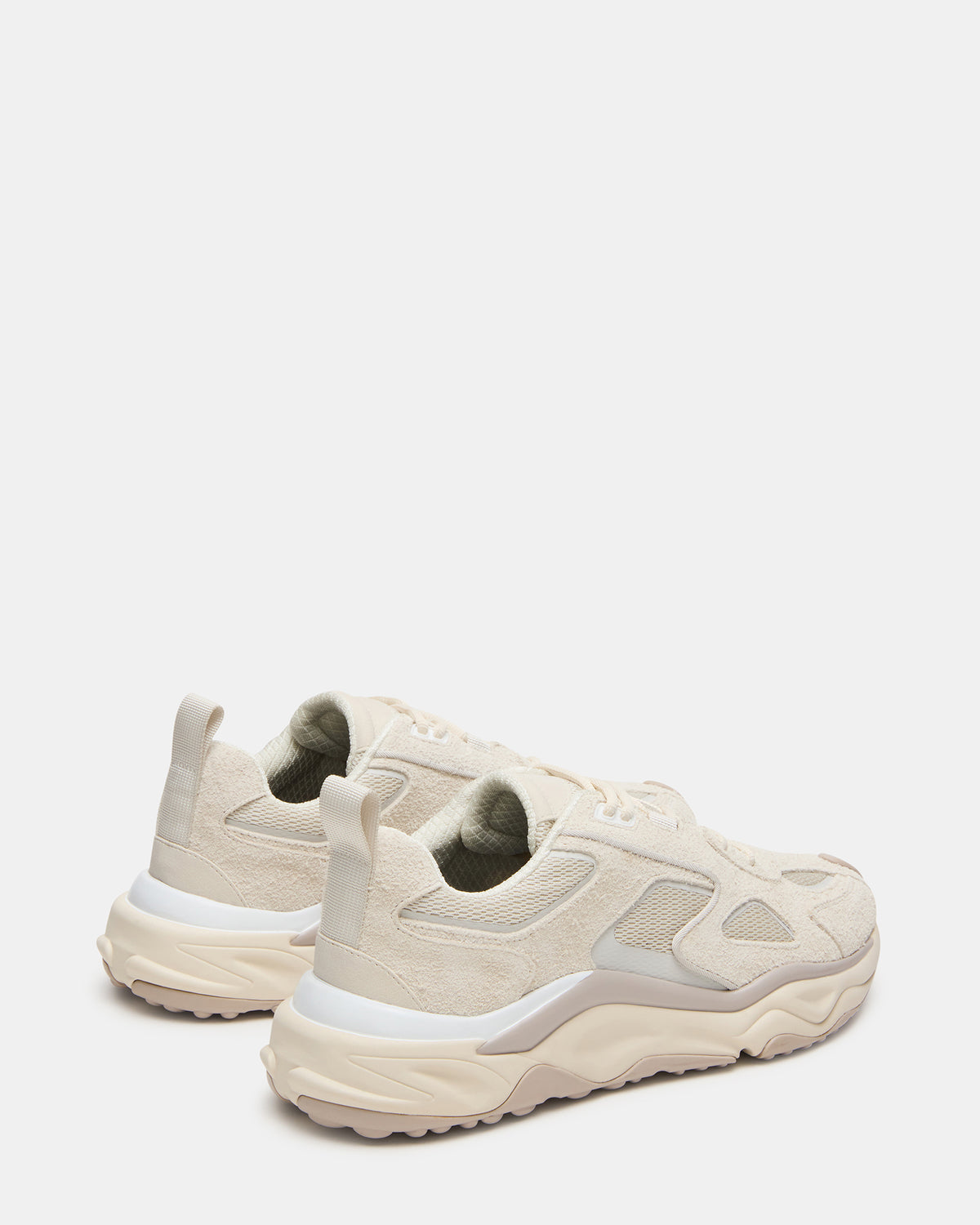 Steve Madden SALVADOR Off-White Low-Top Lace-Up Men's Sneaker