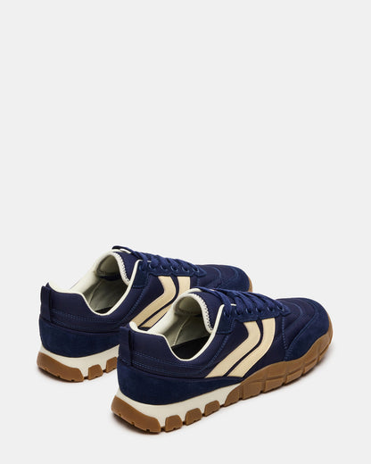 Steve Madden HORIZON Navy Low-Top Lace-Up Men's Sneaker