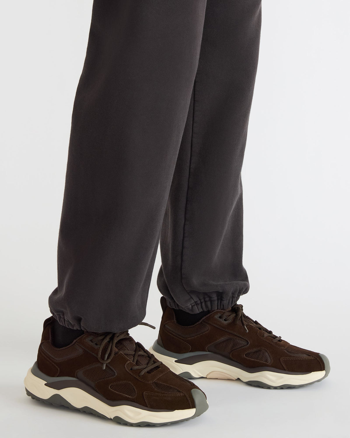Steve Madden SALVADOR Brown Low-Top Lace-Up Men's Sneaker