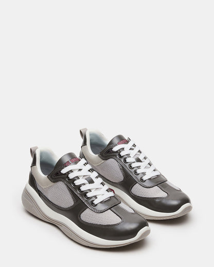 Steve Madden PICOLO Grey Low-Top Lace-Up Men's Sneaker