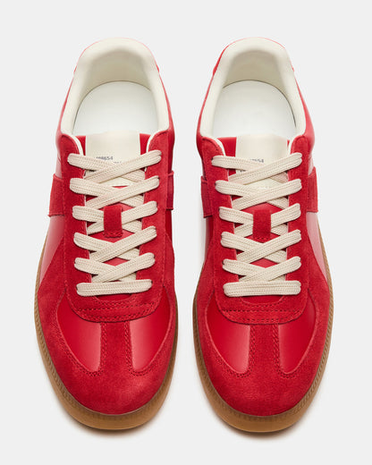 Steve Madden DIXON Red Low-Top Panel Men's Sneaker