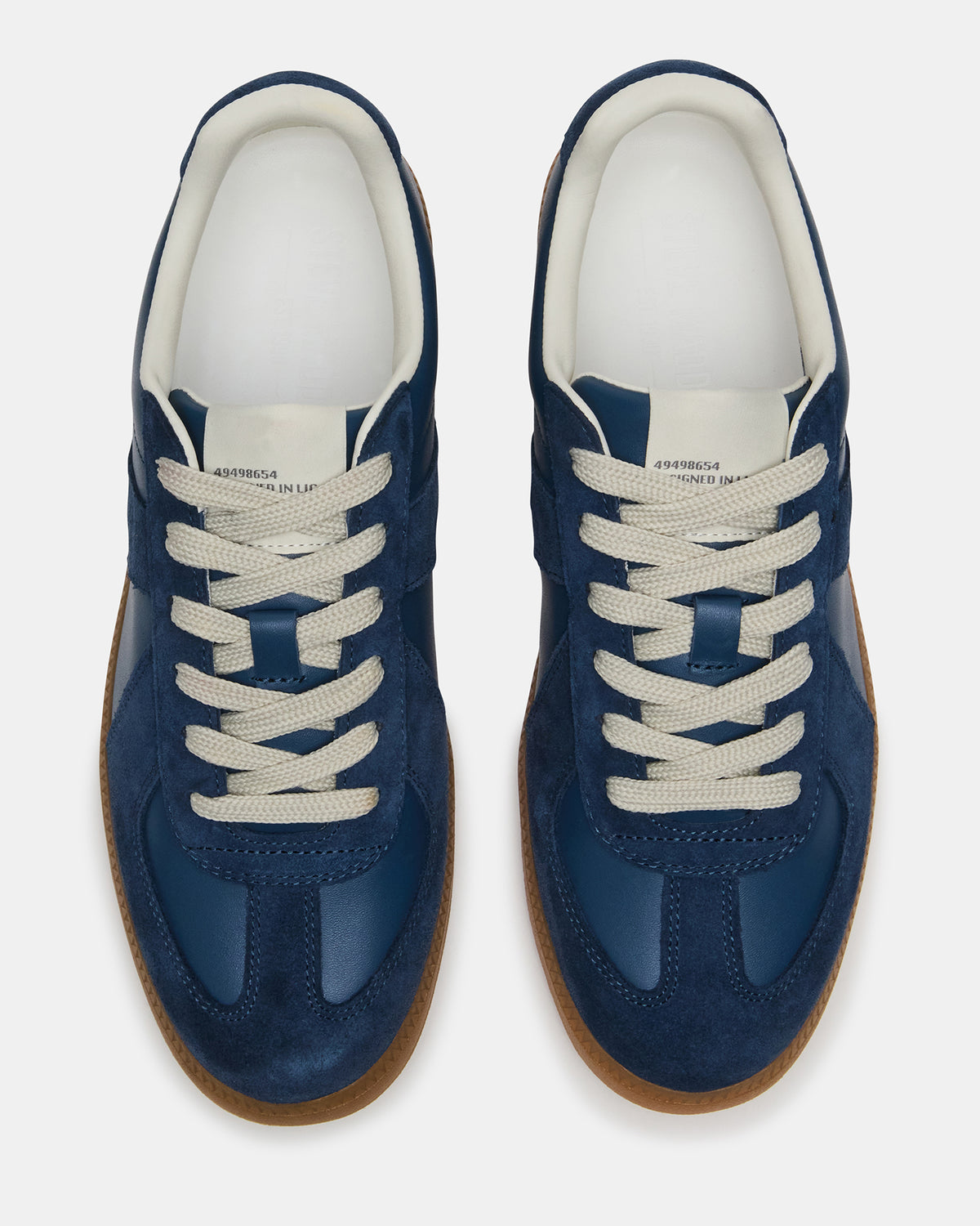 Steve Madden DIXON Navy Suede Low-Top Panel Men's Sneaker