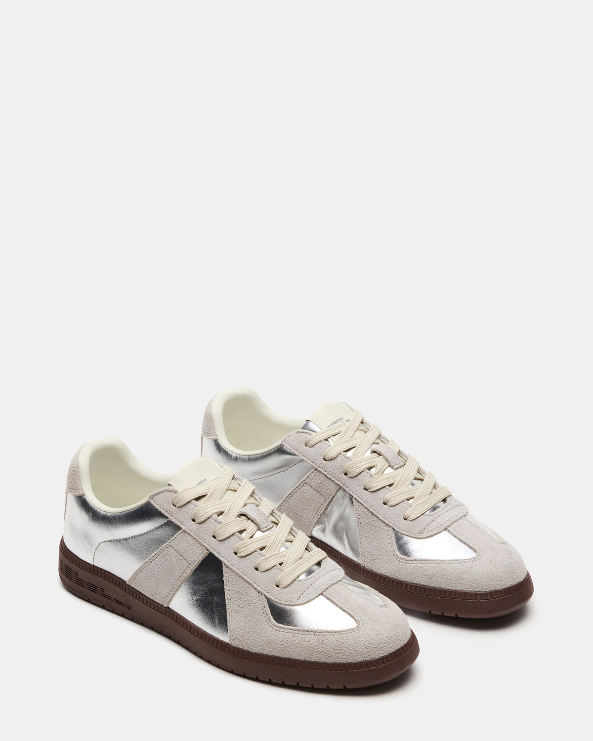Steve Madden DIXON Silver Low-Top Panel Men's Sneaker