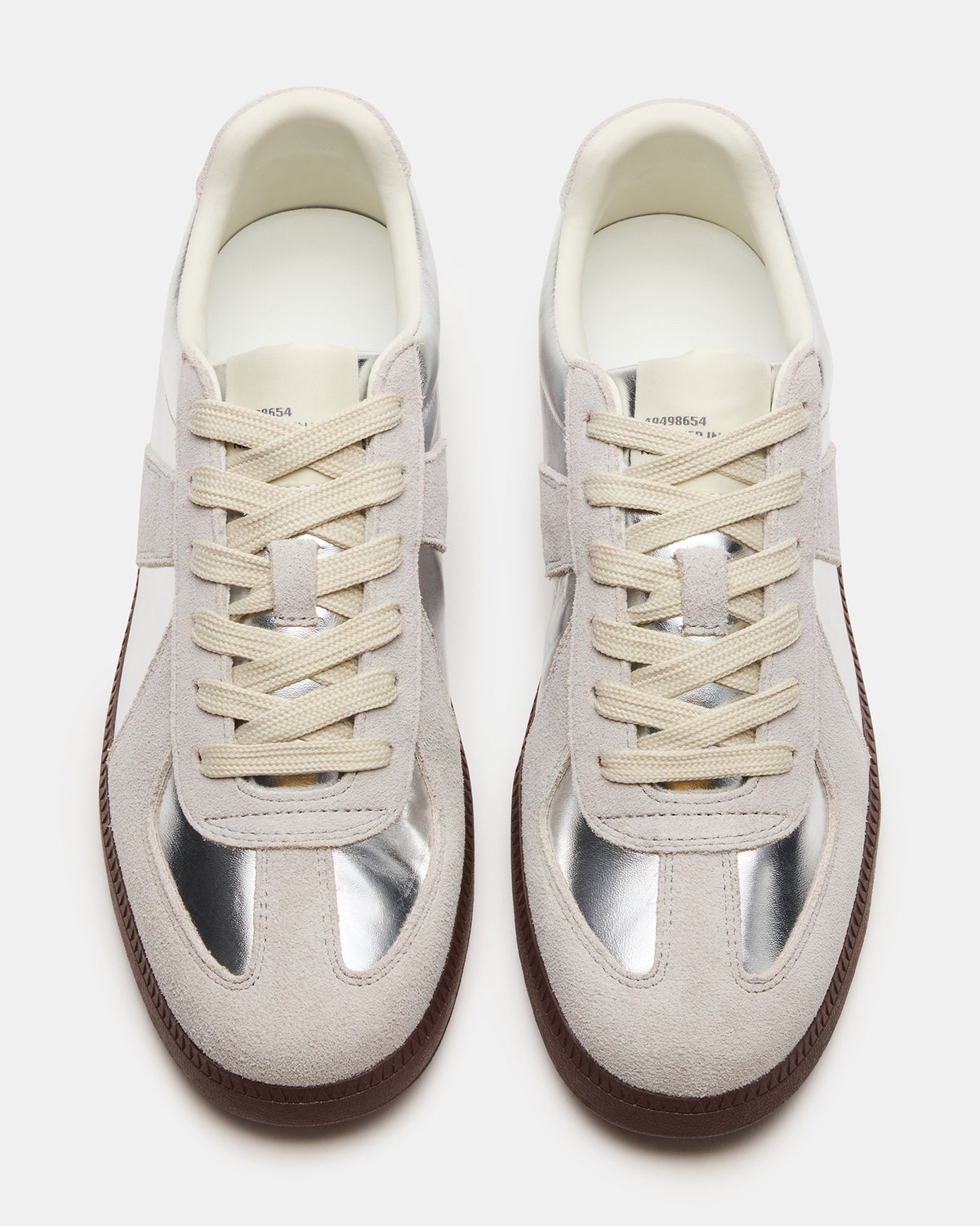 Steve Madden DIXON Silver Low-Top Panel Men's Sneaker