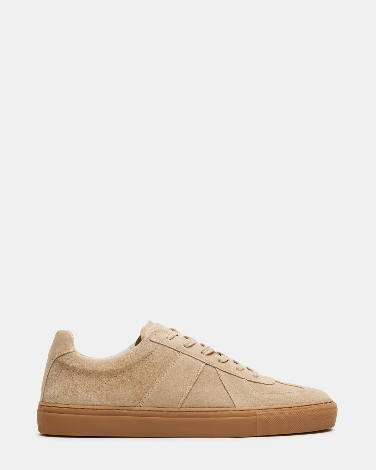 Steve Madden BRADY Sand Suede Low-Top Lace-Up Men's Sneaker