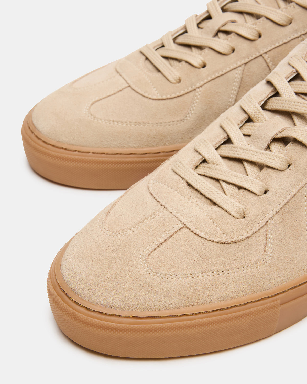 Steve Madden BRADY Sand Suede Low-Top Lace-Up Men's Sneaker