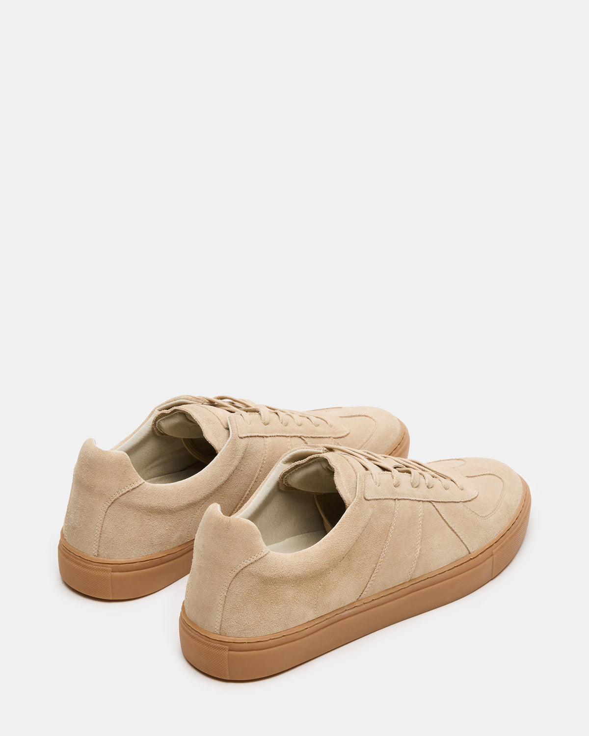 Steve Madden BRADY Sand Suede Low-Top Lace-Up Men's Sneaker