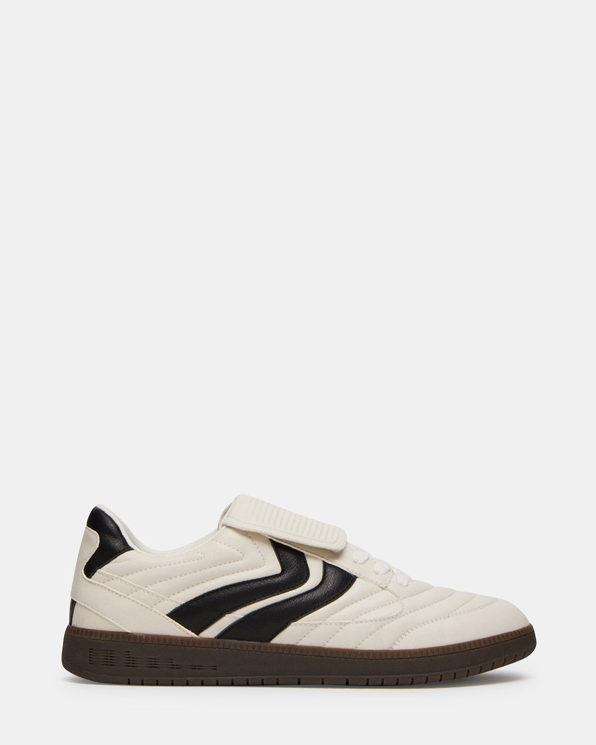 Steve Madden JANOS White Leather Low-Top Lace-Up Men's Sneaker