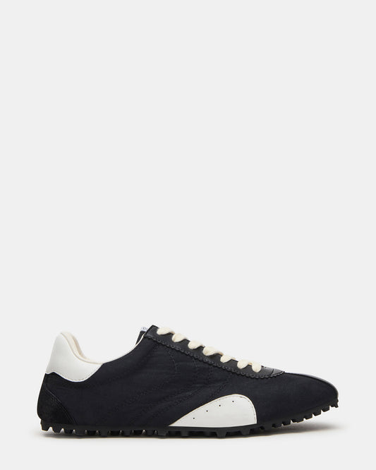 Steve Madden PUZZLE Black Low-Top Lace-Up Men's Sneaker