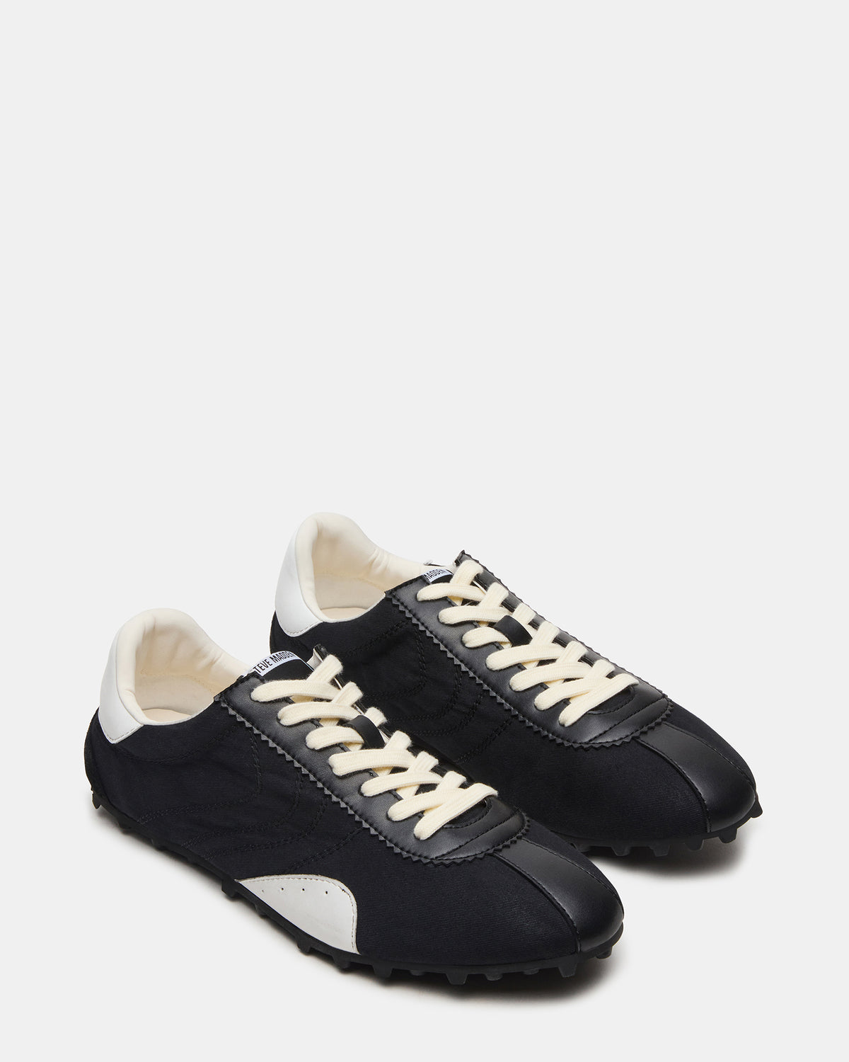 Steve Madden PUZZLE Black Low-Top Lace-Up Men's Sneaker