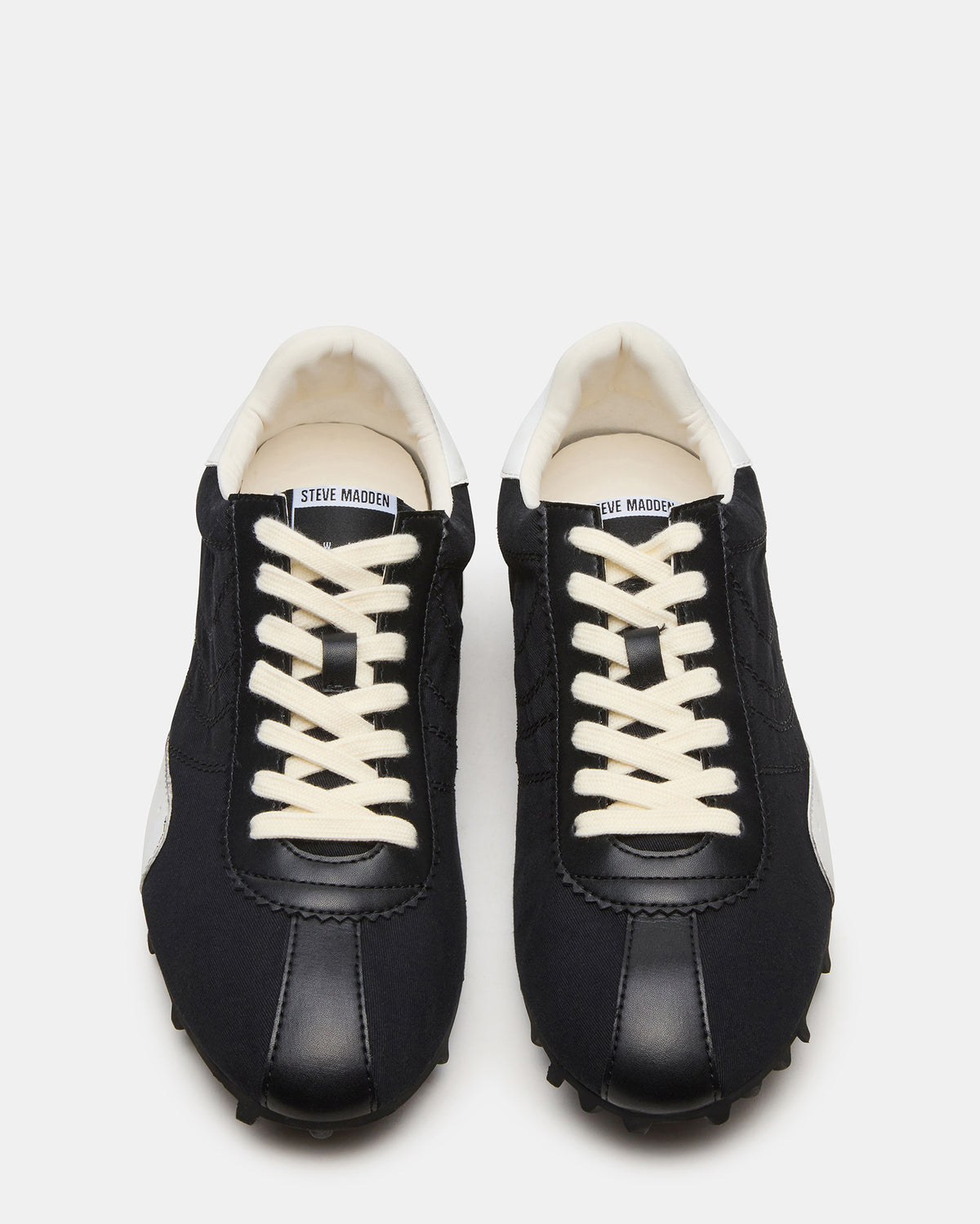 Steve Madden PUZZLE Black Low-Top Lace-Up Men's Sneaker
