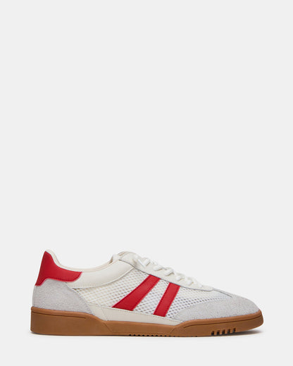 Steve Madden VIENTO White Multi Low-Top Lace-Up Men's Sneakers