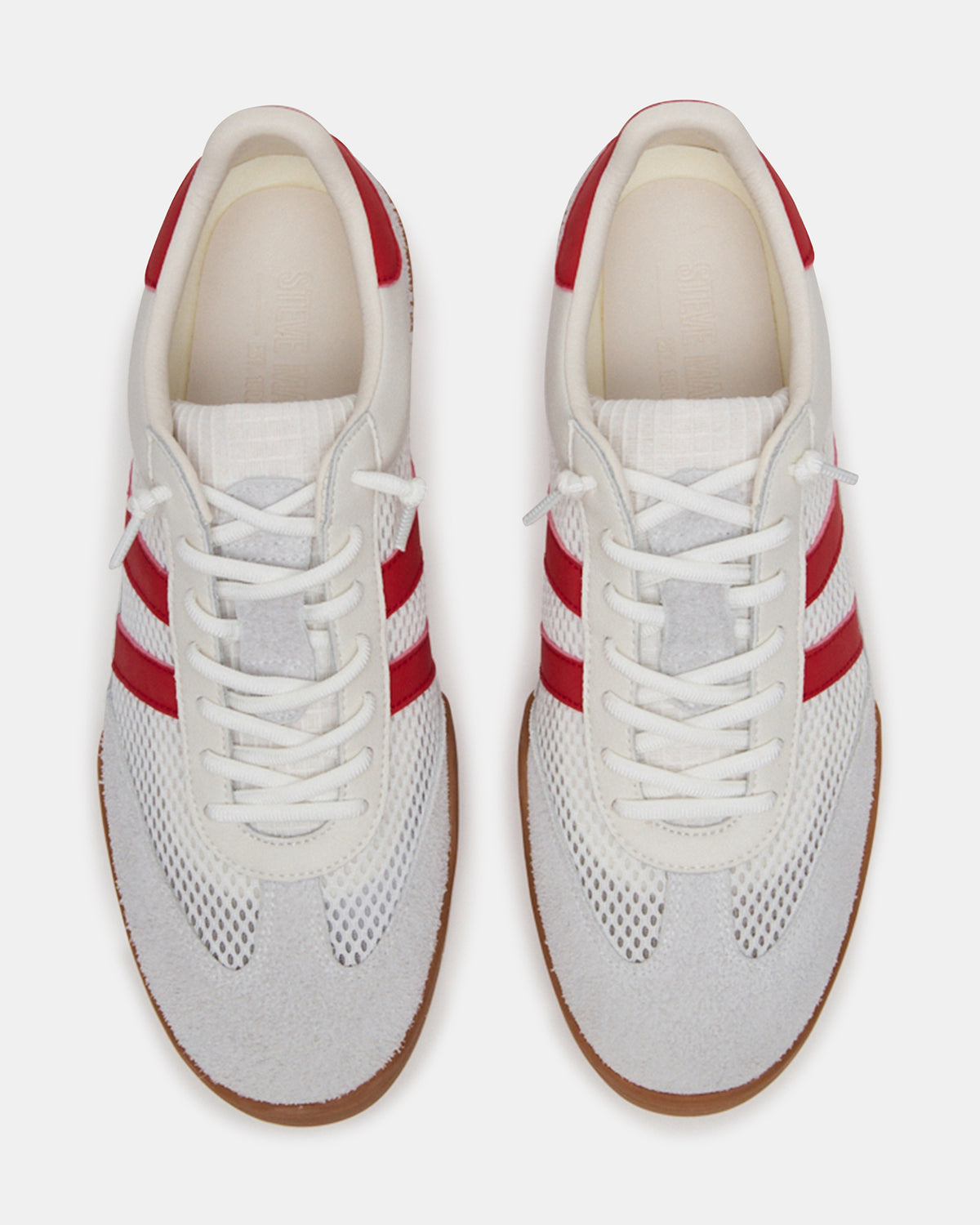 Steve Madden VIENTO White Multi Low-Top Lace-Up Men's Sneakers