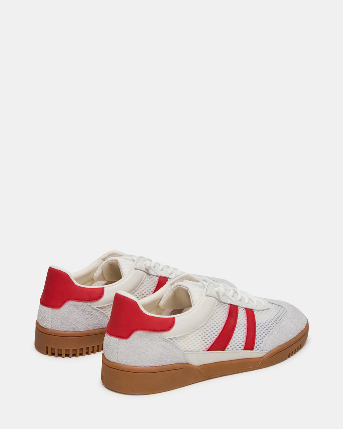 Steve Madden VIENTO White Multi Low-Top Lace-Up Men's Sneakers