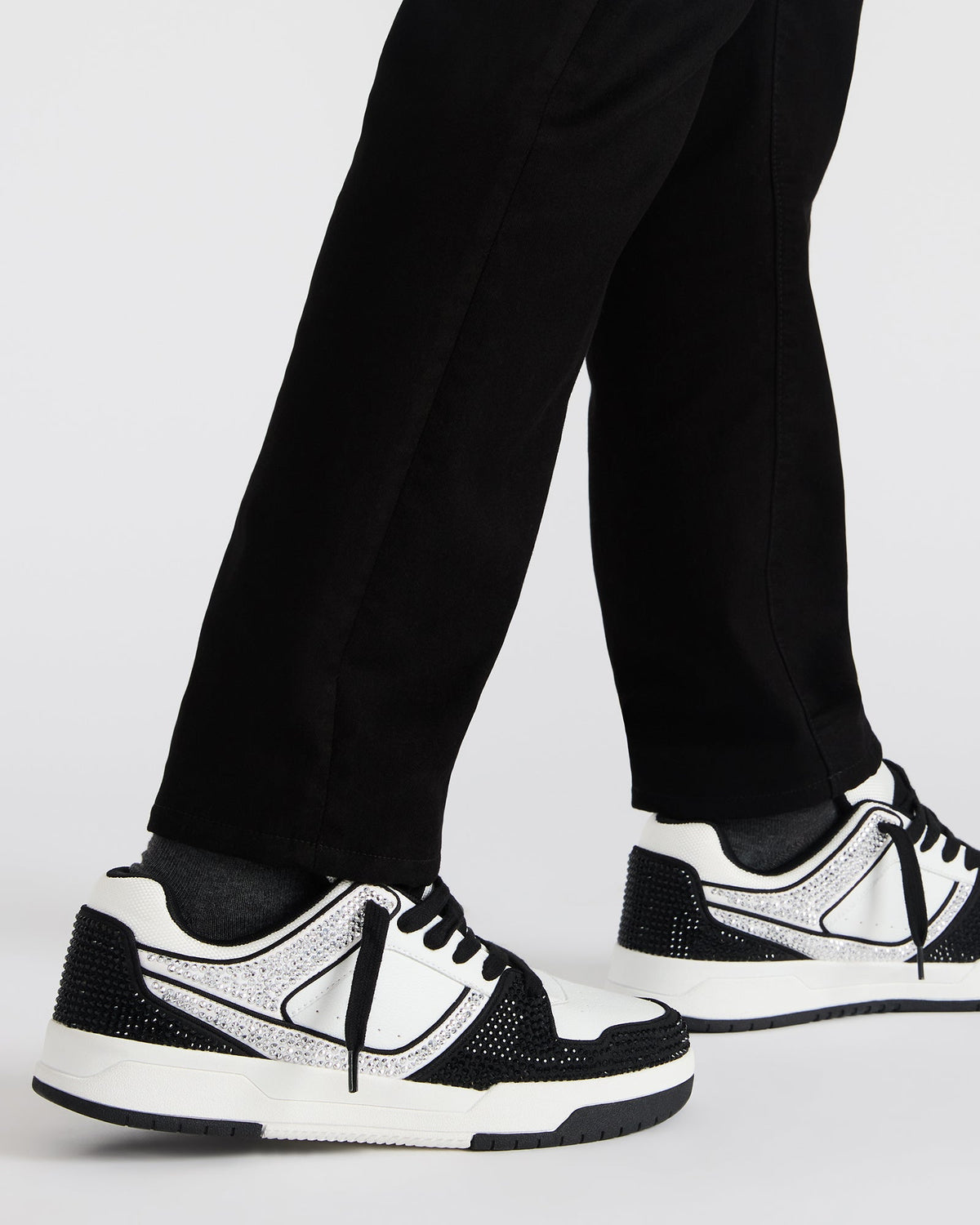 Steve Madden BUGLE Black Multi Men's Low-Top Lace-Up Sneaker
