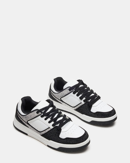 Steve Madden BUGLE Black Multi Men's Low-Top Lace-Up Sneaker