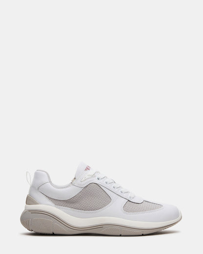Steve Madden PICOLO White Low-Top Lace-Up Men's Sneaker