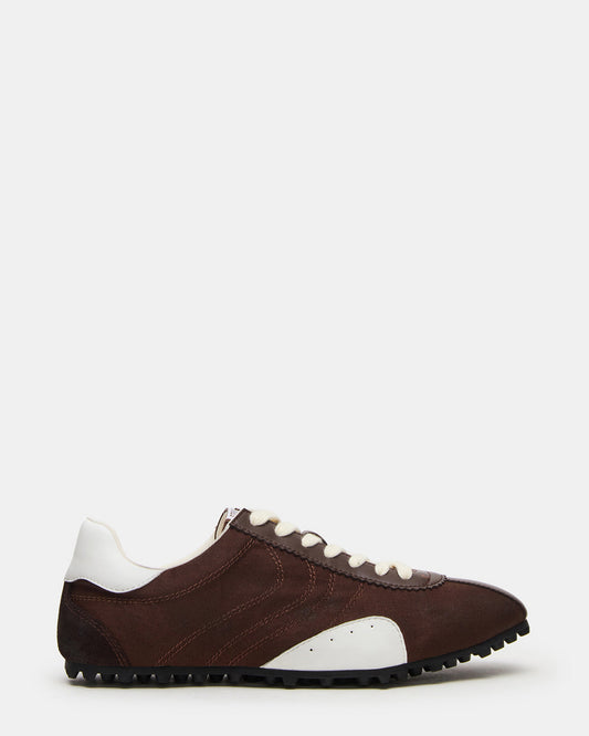 Steve Madden PUZZLE Brown Low-Top Lace-Up Men's Sneaker