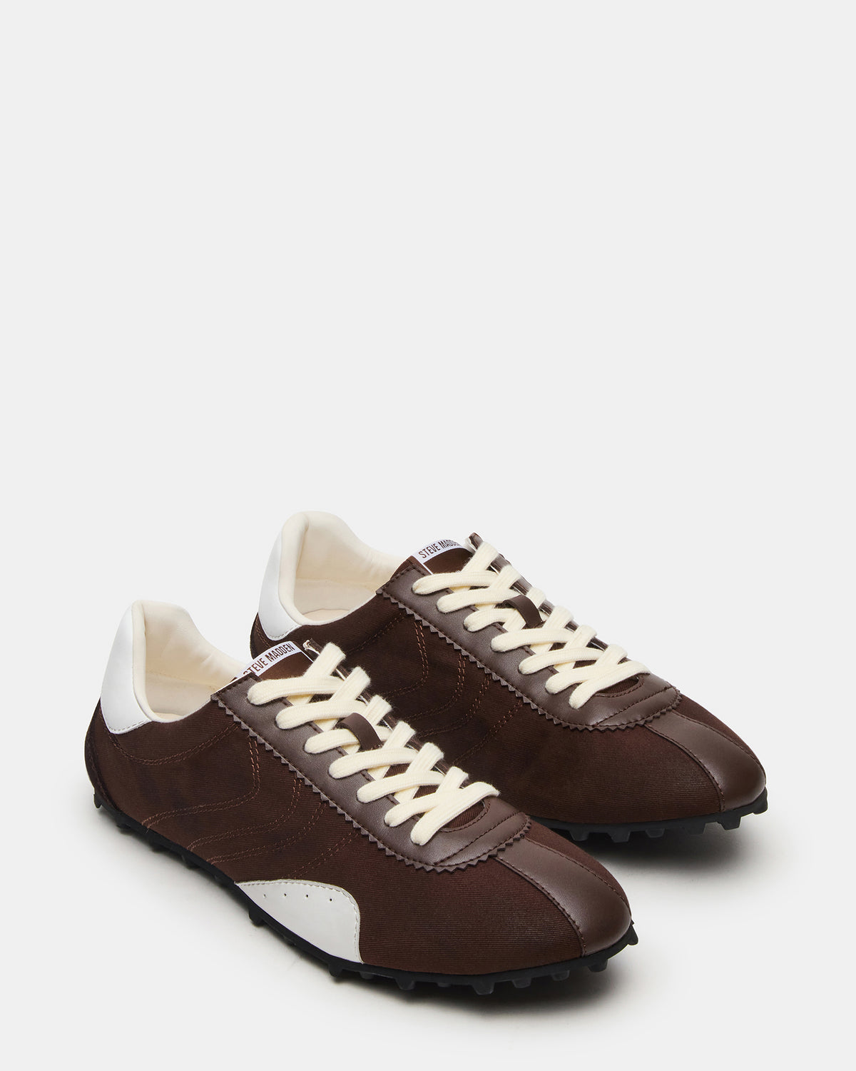 Steve Madden PUZZLE Brown Low-Top Lace-Up Men's Sneaker