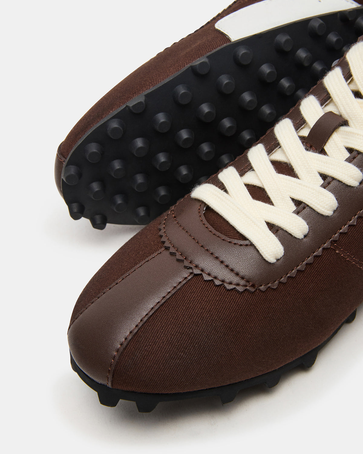 Steve Madden PUZZLE Brown Low-Top Lace-Up Men's Sneaker