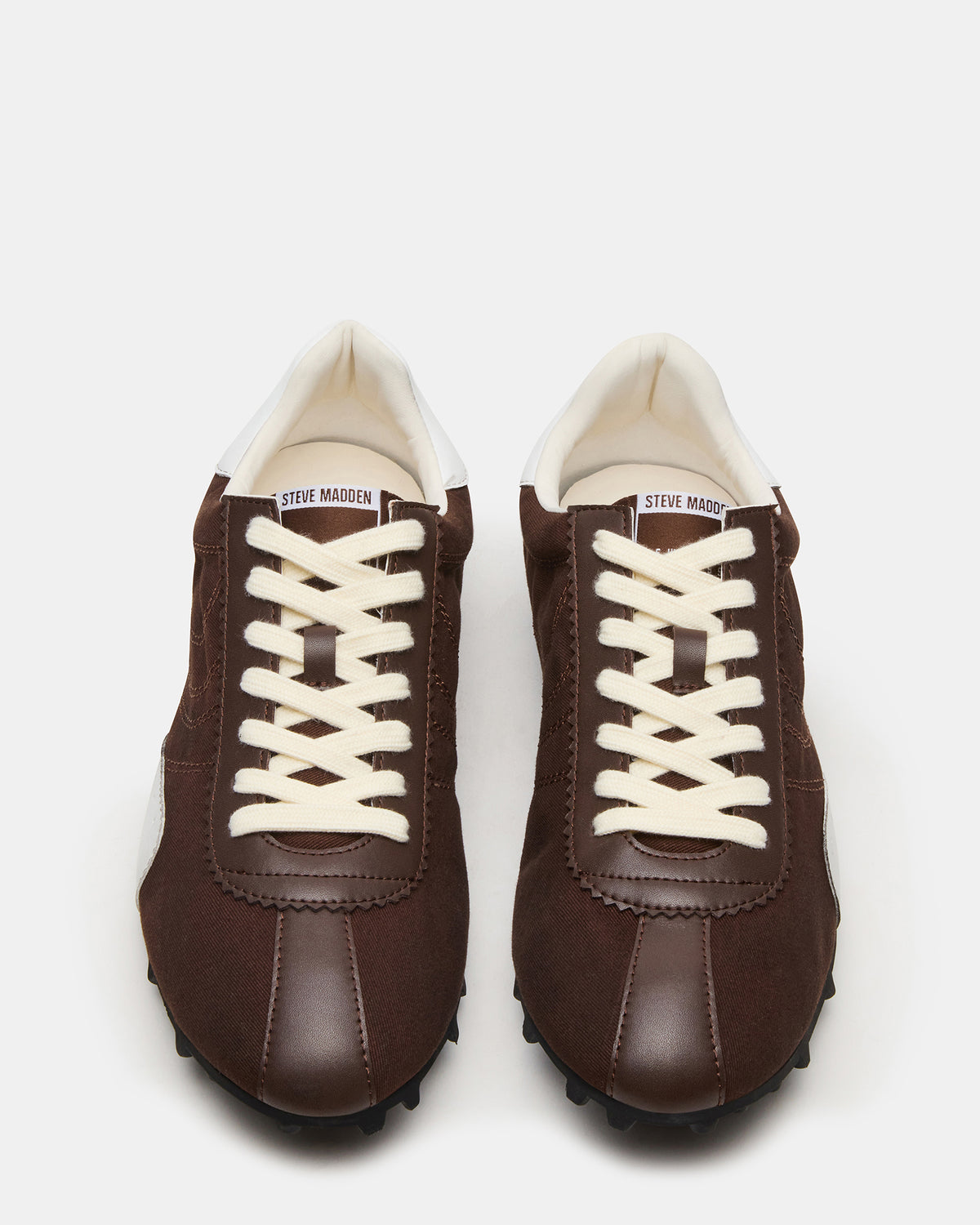Steve Madden PUZZLE Brown Low-Top Lace-Up Men's Sneaker