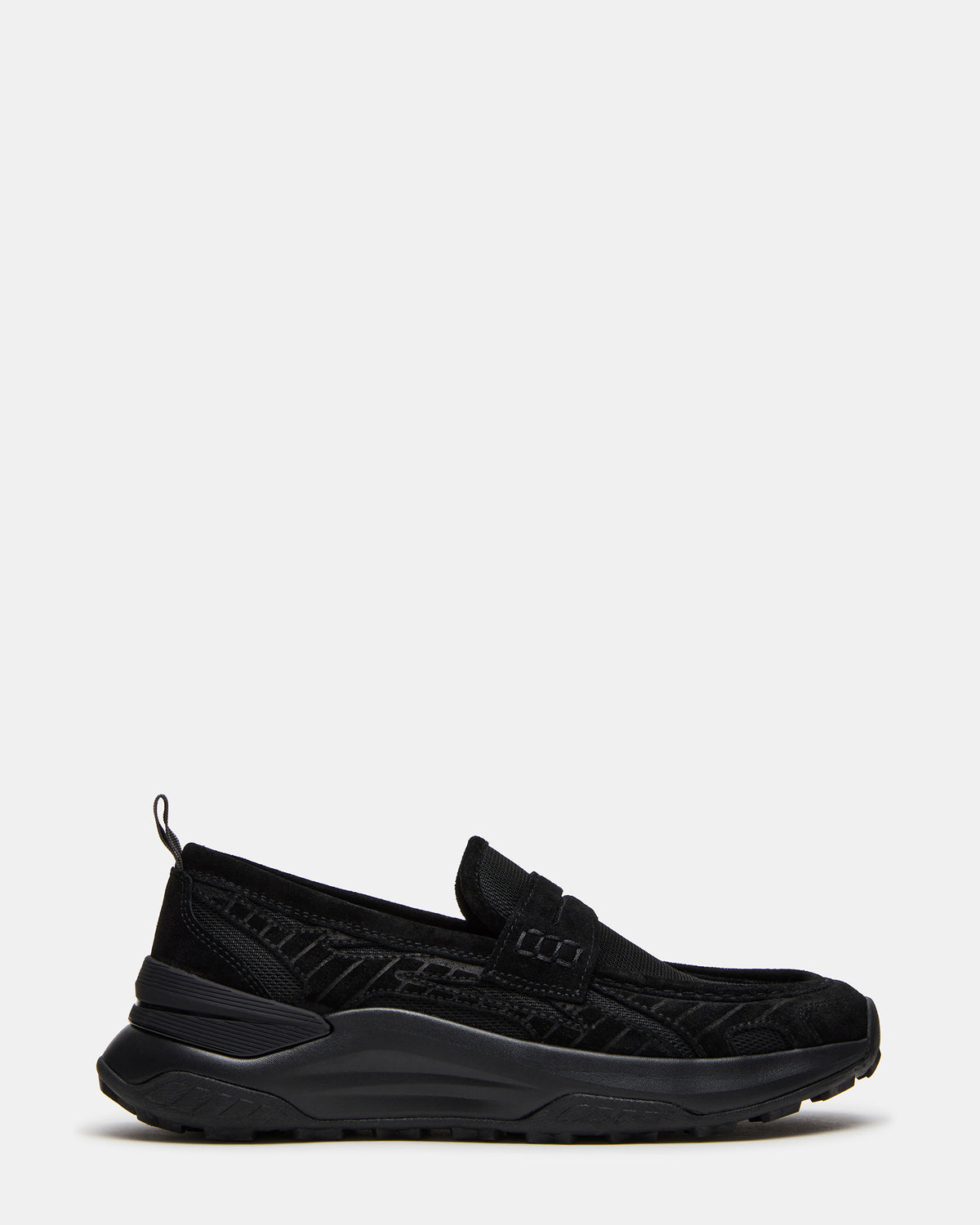 Steve Madden PARRISH Black Low-Top Slip-On Men's Sneaker