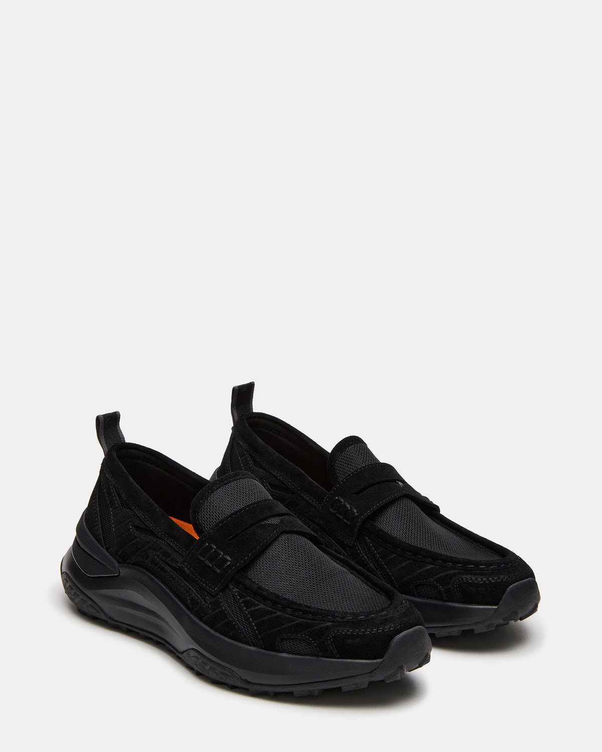 Steve Madden PARRISH Black Low-Top Slip-On Men's Sneaker