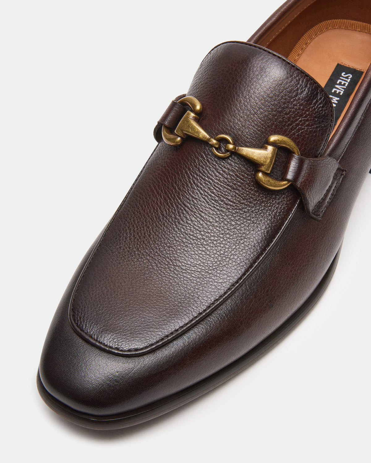 Steve Madden JAYSHAN Brown Leather Men's Dress Loafer