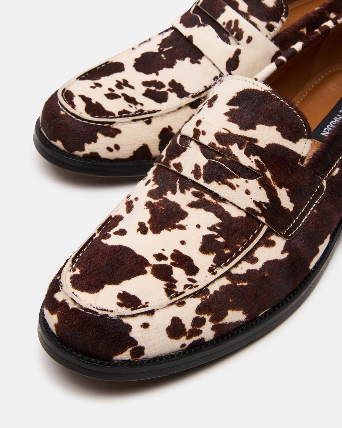 Steve Madden NATAN Cream Multi Slip-On Dress Men's Loafer