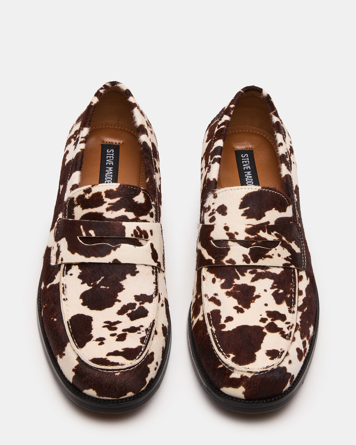 Steve Madden NATAN Cream Multi Slip-On Dress Men's Loafer